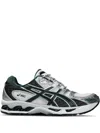 Asics Gel-nimbus 10.1 "white/saxon Green" Sneakers In Grey