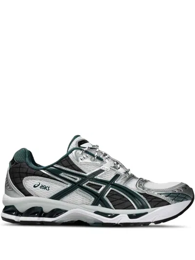 Asics Gel-nimbus 10.1 "white/saxon Green" Sneakers In Grey