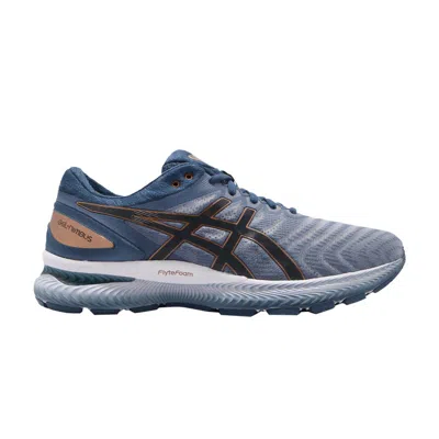 Pre-owned Asics Gel Nimbus 22 Wide 'graphite Grey' In Blue