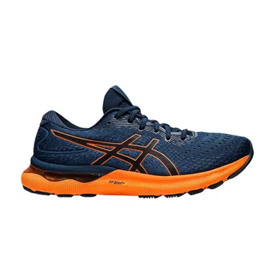 Pre-owned Asics Gel Nimbus 24 'french Blue Shocking Orange'