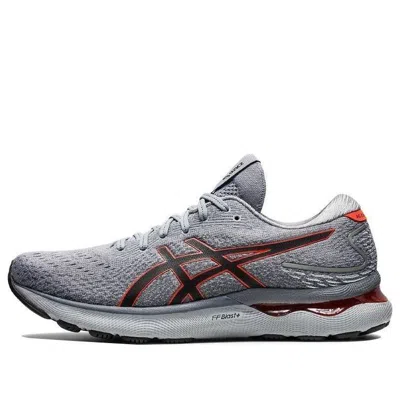 Asics Gel-nimbus 24 'sheet Rock Cherry Tomato' In Gray