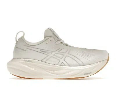 Pre-owned Asics Gel-nimbus 25 Low White Silver - 1011b547-102
