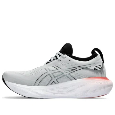 Asics Gel-nimbus 25 Shoes 'grey White Black' In Gray