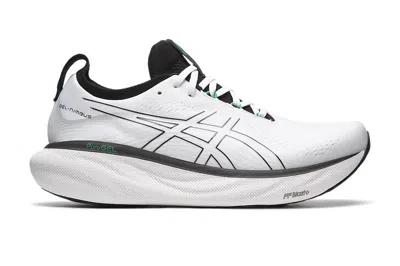 Pre-owned Asics Gel-nimbus 25 White Black In White/black