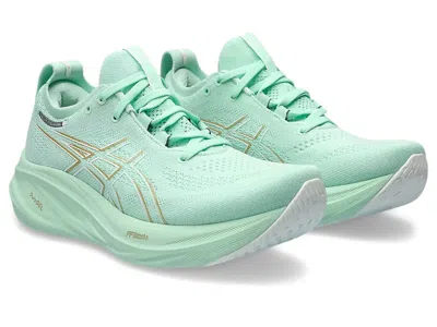 Asics Gel-nimbus 26 1012b601-300 Sneakers Women's Mint Tint Running Shoes Tf6773