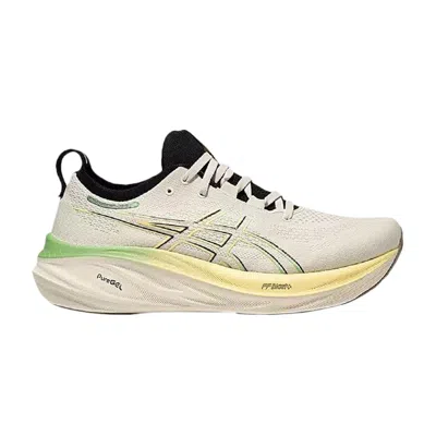 Pre-owned Asics Gel Nimbus 26 'birch Black' | Cream | Men's Size 6.5