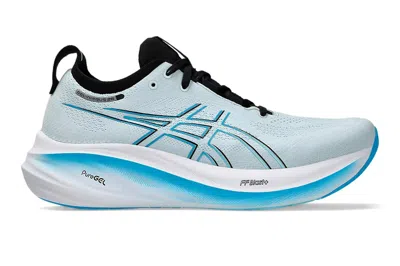Pre-owned Asics Gel-nimbus 26 Cool Grey Bright Cyan In Cool Grey/bright Cyan