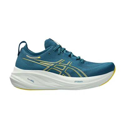 Pre-owned Asics Gel Nimbus 26 'evening Teal Light Mustard'