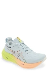Asics Women's Nimbus 26 Shoes In Paris Cool Grey/safety Yellow In Cool Grey/safety Yellow