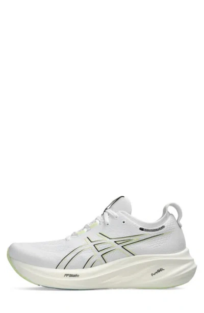 Asics Gel-nimbus 26 Running Shoe Men In White/birch