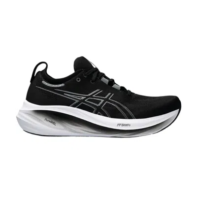 Asics Gel-nimbus 26 Wide Shoes Black Gray Ss25 In Animal Print