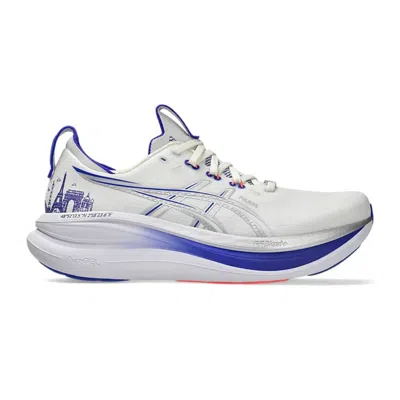 Asics Gel Nimbus 28 Paris White Blue Aw26 Unisex Running Shoes