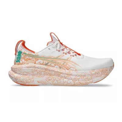 Asics Gel Nimbus 28 Tokyo White Orange Ss26 Unisex Shoes In Multi