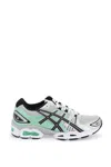 Asics Gel-nimbus 9 Sportstyle Sneakers In White/bamboo, Women's At Urban Outfitters In Grey