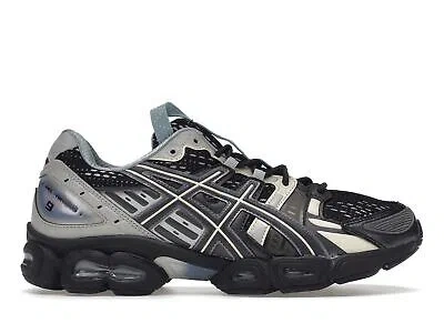Pre-owned Asics Gel-nimbus 9 Black/gunmetal - 1201a656-001 In Multicolor