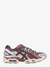 Asics Gel-nimbus 9 Sneakers Truffle Grey / Dark Cherry In Grey