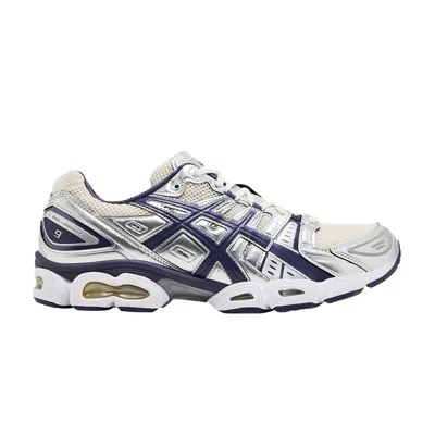 Pre-owned Asics Gel Nimbus 9 'oatmeal Indigo Fog' | Silver | Men's Size 10.5