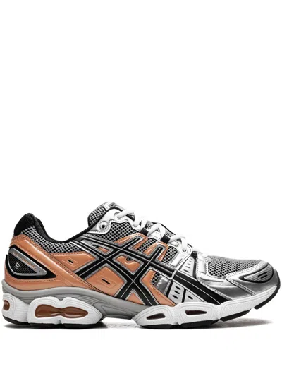 ASICS GEL-NIMBUS 9 "SHEET ROCK/ORANGE LILY" SNEAKERS