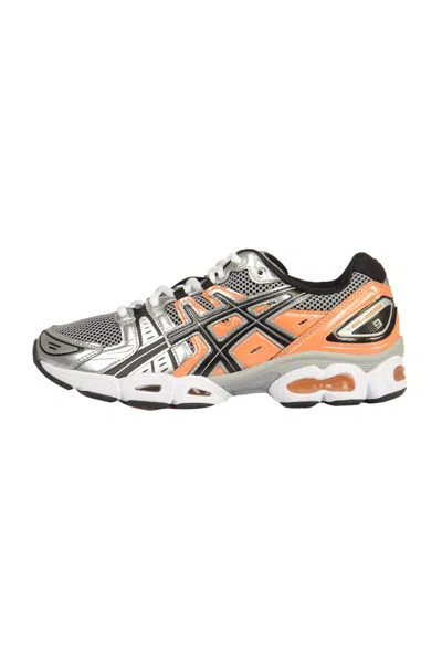 Asics Gel-nimbus 9 Sneakers In Sheet Rock/orange Lily