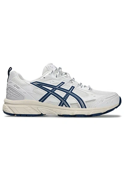 Asics Gel-nunobiki Sportstyle Sneakers In White/independence Blue At Urban Outfitters