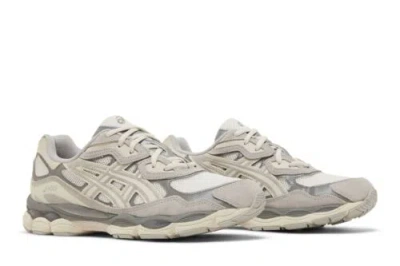 Pre-owned Asics Gel Nyc Cream Oyster Grey Men's 1201a789-103 In Gray