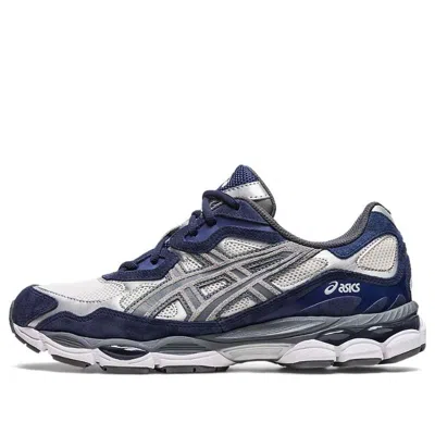 Asics Gel-nyc 'cream Steel Grey' In Blue