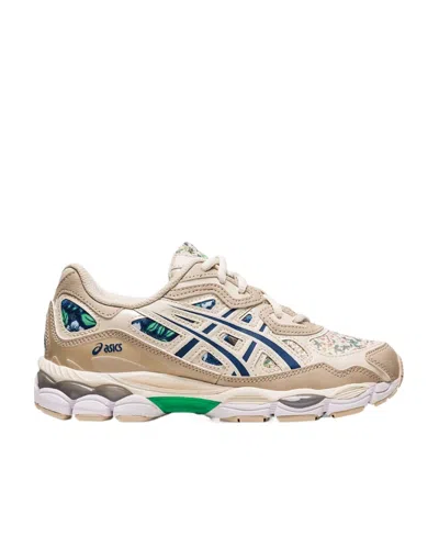 Asics Gel-nyc Floral-print Sneakers In Nude | ModeSens