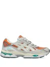 Asics Gel-nyc Logo-print Sneakers In Brown
