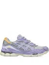 Asics Gel-nyc Panelled Sneakers In Purple