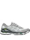 Asics Sneakers With Contrast Panels And Mesh Upper In Gray