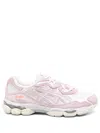 Asics Gel-nyc Sneakers In Cream/rose Water