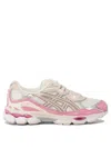 Asics Gel-nyc "cream/mineral Beige/pink" Sneakers In Pink