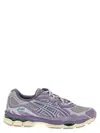Asics Gel-nyc Leather Sneakers In Purple