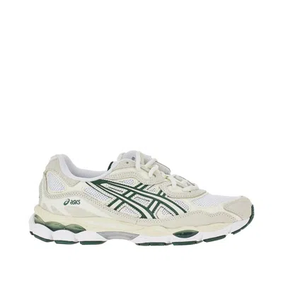 Asics Gel-nyc Mesh And Suede Sneakers In Neutral