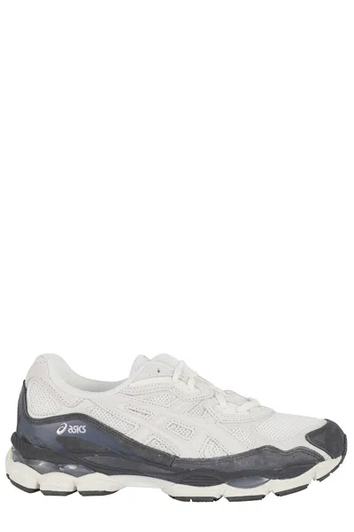 Asics Gel Nyc Sneakers With Suede Inserts In White