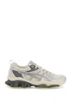 Asics White And Grey Gel Quantum Kinetic Sneakers In Grey