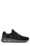 Asics Mens Lace-up Padded Insole Running & Training Shoes In Black/clay Grey