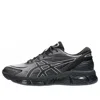 Asics Sporty Black Sneakers With Cushioned Sole In Multi