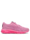 Asics Mesh Upper Slip-on Sneakers In Pink