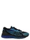 Asics Black & Blue Gel-quantum 360 Viii Sneakers
