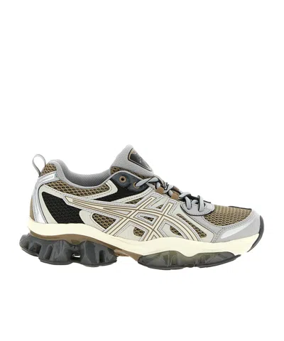 Asics Round Toe Sneakers In Green
