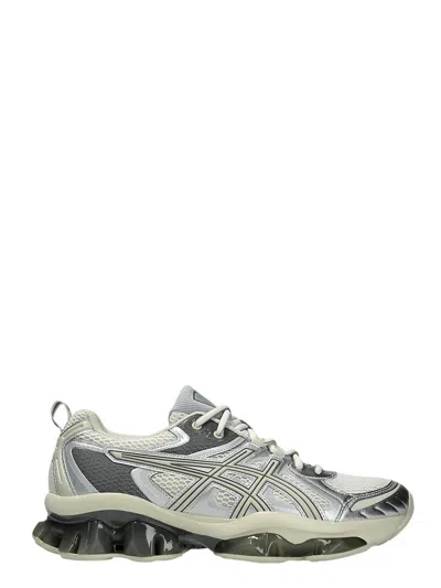 Asics Gel Quantum Kinetic "silver" Sneakers In White/light Dust