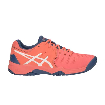 Pre-owned Asics Gel Resolution 7 Gs 'papaya Blue' | Orange | Kid's Size 4.5