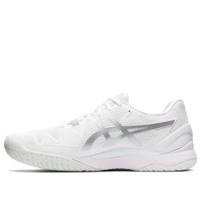 Asics Gel Resolution 8 'white Pure Silver' In Multi
