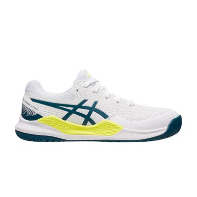 Pre-owned Asics Gel Resolution 9 Gs 'white Restful Teal' | Kid's Size 7