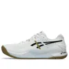 Asics Men's Gel-resolution 9 Tennis Shoes In White/black In White