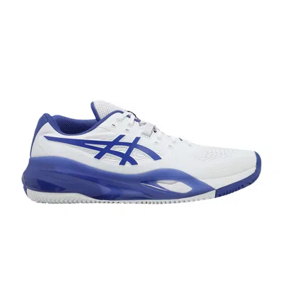 Pre-owned Asics Gel Resolution X Clay 'white Dark Cobalt' | Men's Size 8.5