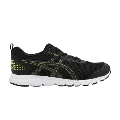 Pre-owned Asics Gel Run 33 'black Hazard Green' | Men's Size 11