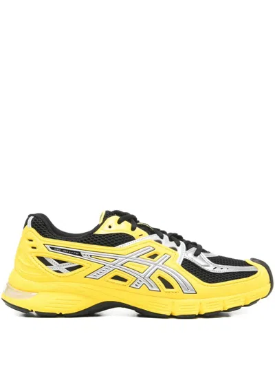 Asics Vibrant Yellow And Black Leather Gel Sd Lite Sneakers In Multi
