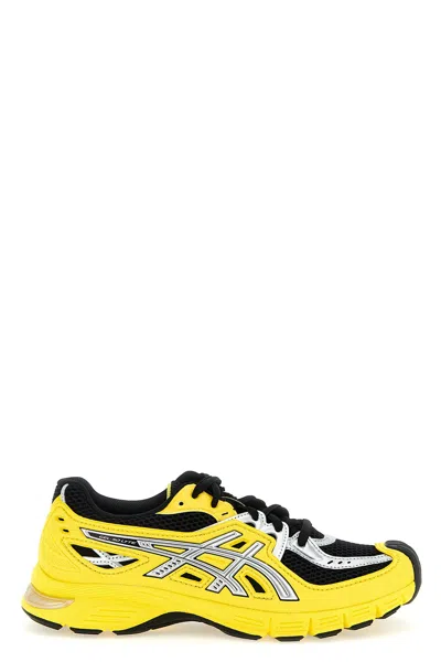 Asics Vibrant Yellow And Black Leather Gel Sd Lite Sneakers In Multi